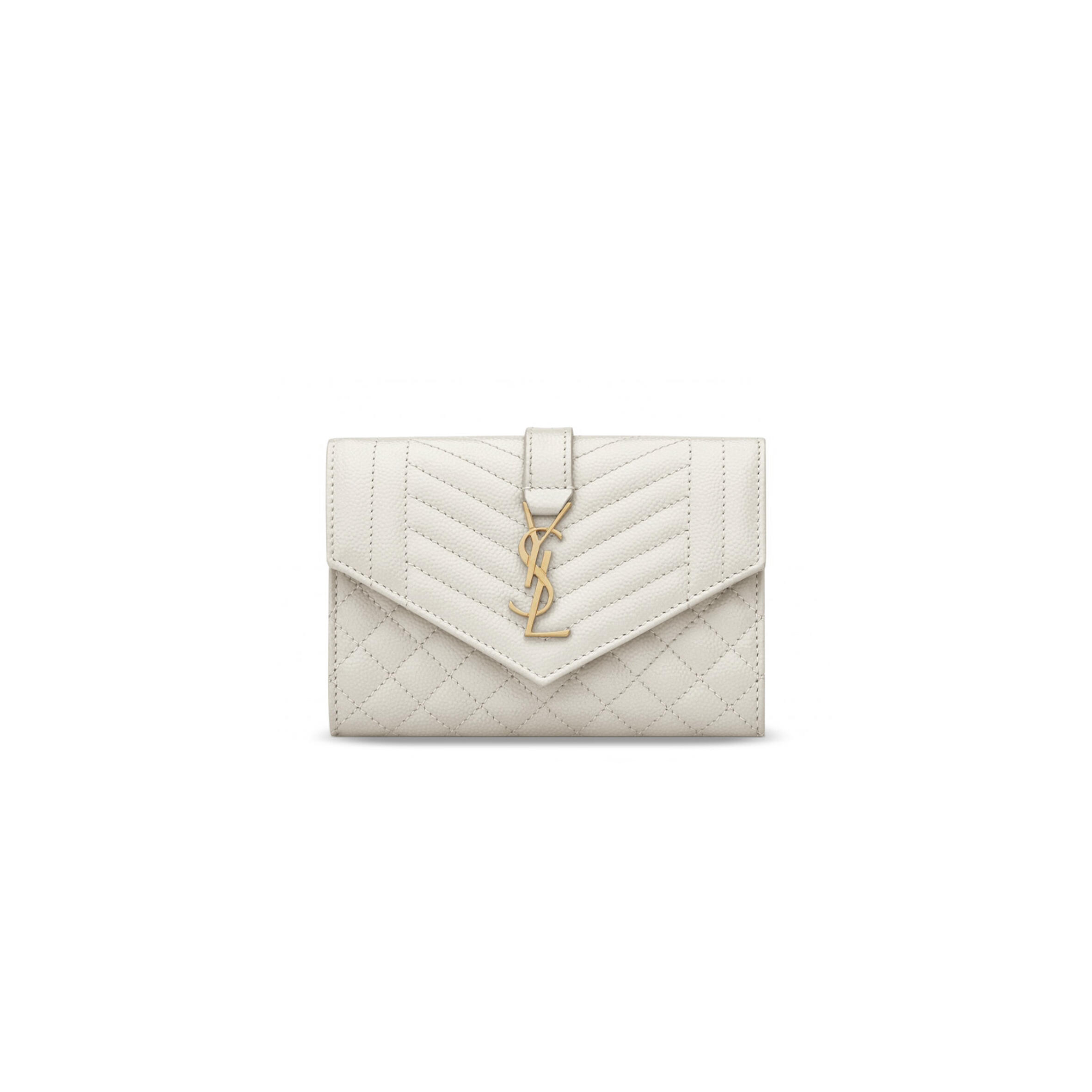 YSL MONOGRAM SMALL ENVELOPE WALLET 651026 (13.5*9.5*3cm)